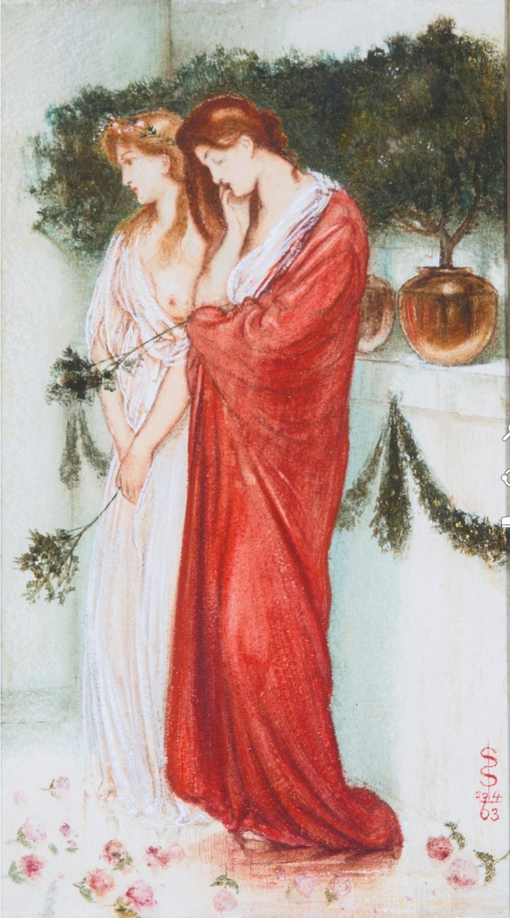 The Lovers’ Chronicle 9 October – with you, reprise – birth of Giuseppe Verdi – art by Nicholas Roerich & Simeon&nbsp;Solomon