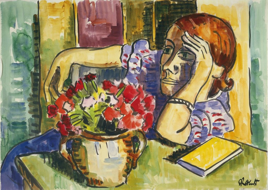 The Lovers’ Chronicle 1 December – new moon – art by Marie Bracquemond & Karl Schmidt-Rottluff – birth of Violette&nbsp;Verdy