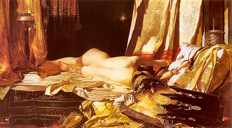 The Lovers’ Chronicle 18 July – and a softness came – art by Hyacinthe Rigaud & Franciszek Żmurko – birth of William Makepeace Thackeray